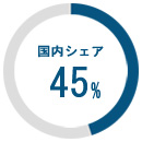 国内45%